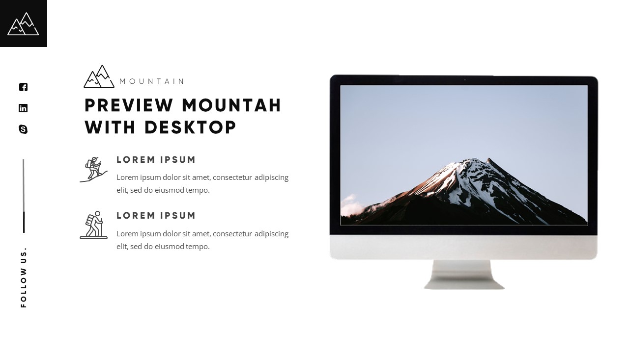 Mountah - Mountain Powerpoint Template, Presentation Templates ...