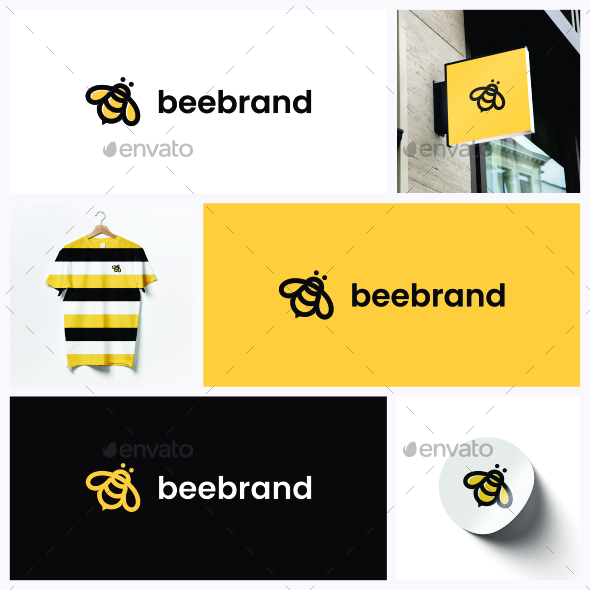 Bee Logo Simple