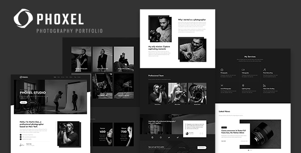 PHOXEL - Photography Portfolio Template