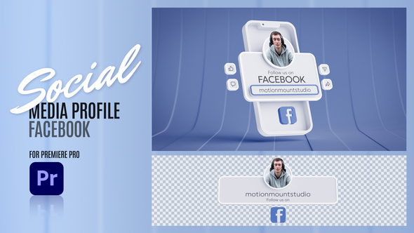 Social Media Profile Facebook - Premiere Pro