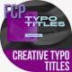 Creative Typo Titles - VideoHive Item for Sale