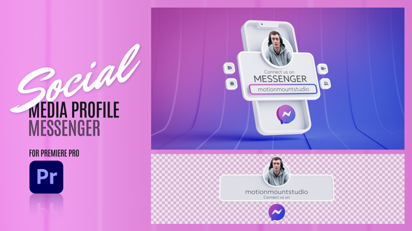 Social Media Profile Messenger - Premiere Pro