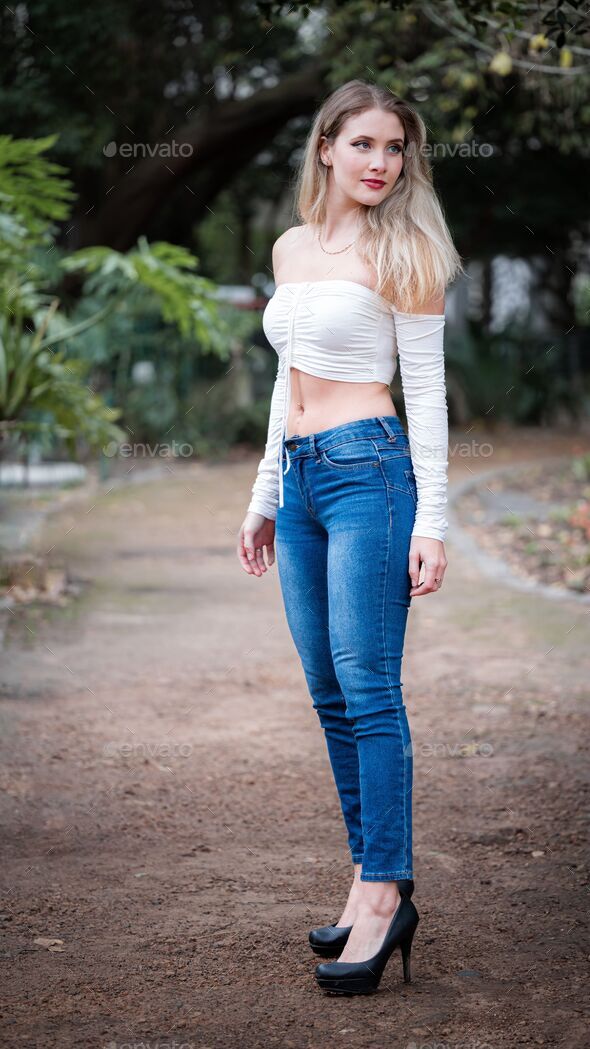 Beautiful Girl Posing Image & Photo (Free Trial) | Bigstock