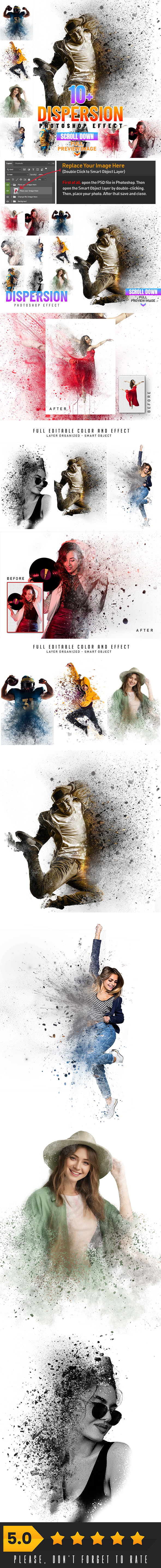 Dispersion Photo Effect Template