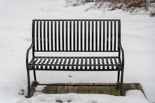 Small best sale metal bench