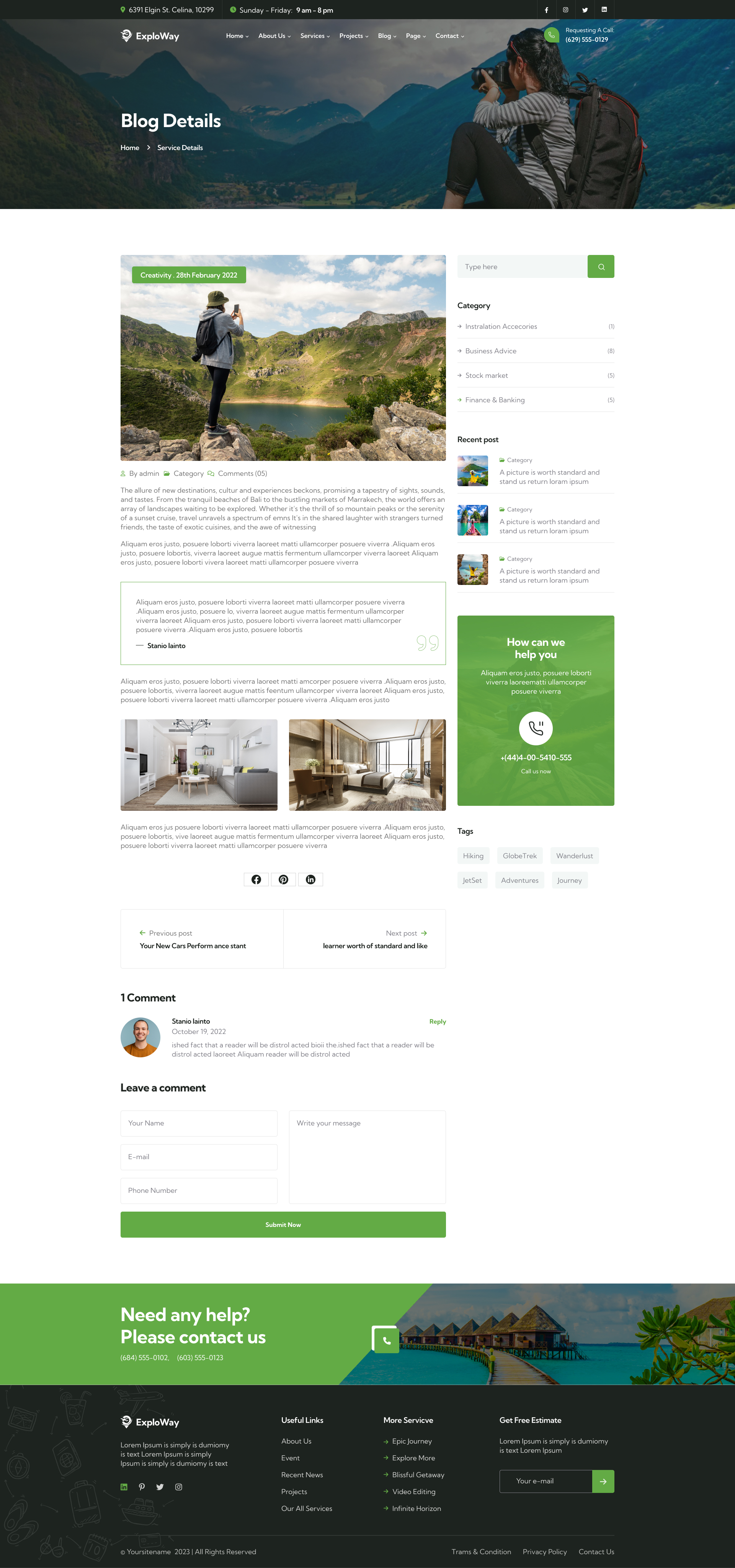 ExploWay - Travel & Tour Booking Figma Template by Mugli | ThemeForest