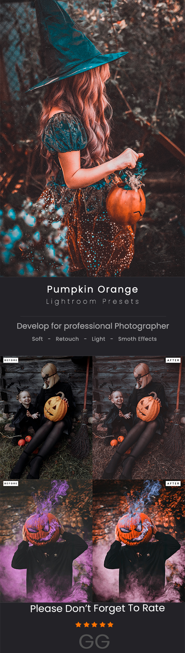Pumpkin Orange Lightroom Presets