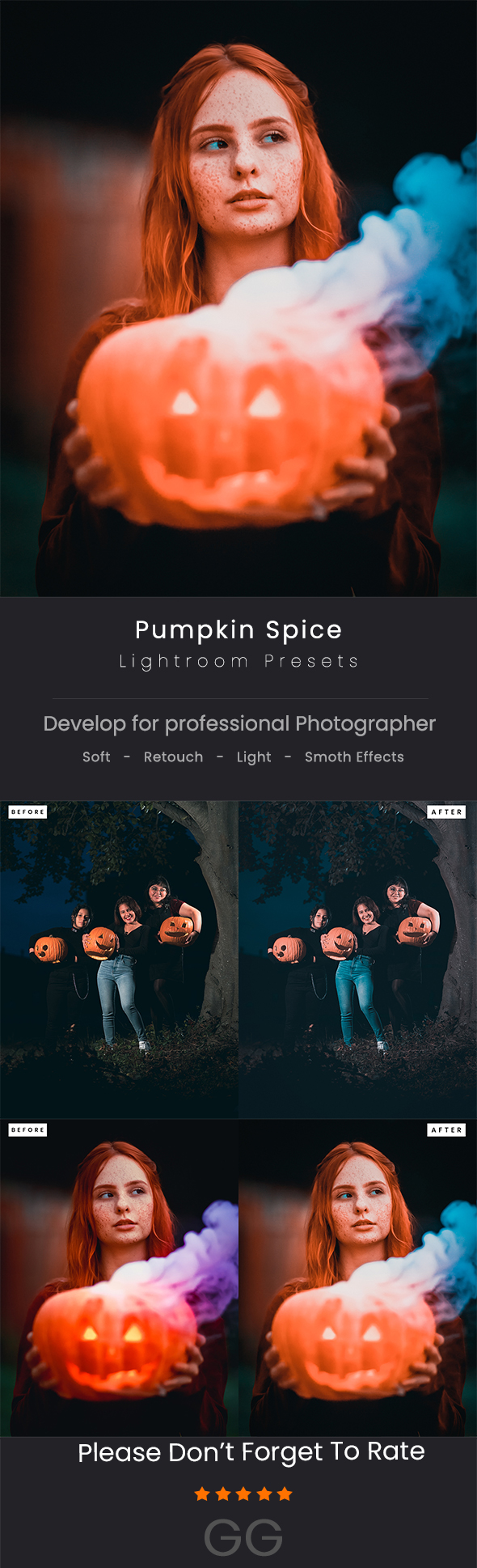 Pumpkin Spice Lightroom Presets