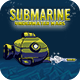 Submarine Underwater Wars Construct 3 HTML5 Game