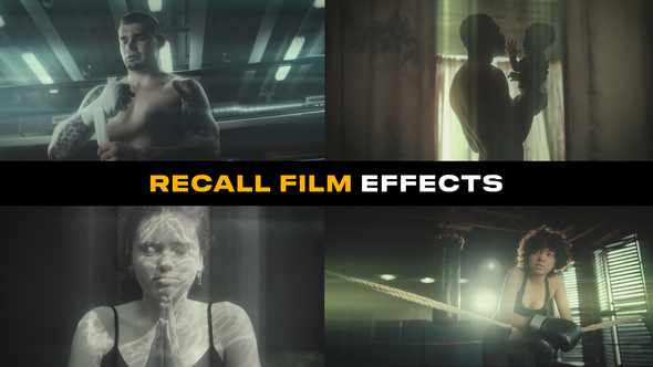 Recall Film Effects Premiere Pro template preview