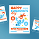 Happy Children's Day Flyer Set