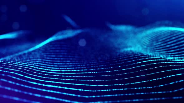 3d Looped Bg Data Flow Concept Scifi Background Digital Space alt