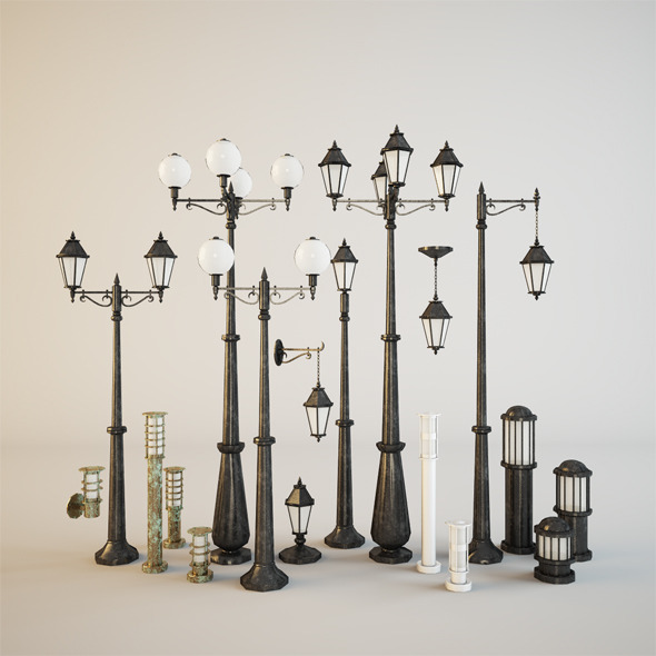 Street lamps - 3Docean 3915773