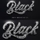 Black 3D Editable Text Effect Style Template