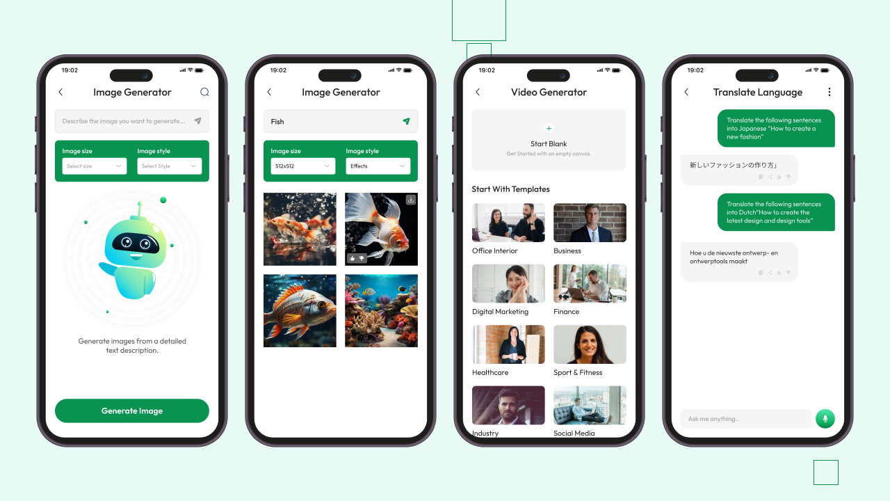Prime AI Flutter UI Kit - AI Chat, Image Generator, Video Generator, AI ...