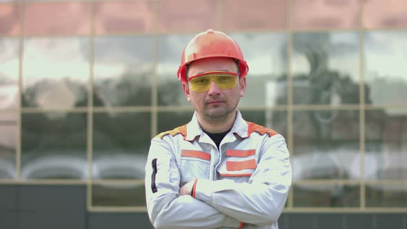 Portrait of an Engineer or Builder.