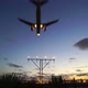 Airplane Landing at Airport Sunset - VideoHive Item for Sale