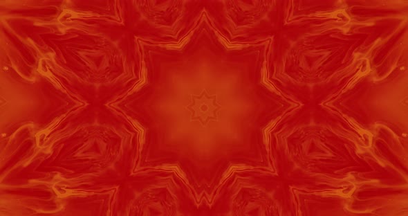 Abstract kaleidoscope with red and orange colors, mosaics, abstract backgrounds, mandalas. 