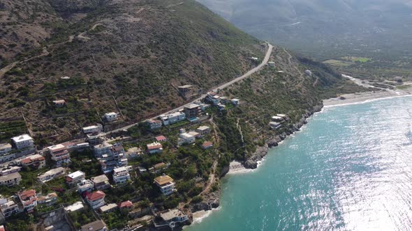 the Beautiful Coast of Southern Albania Near Himare alt