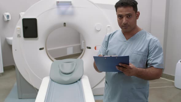 Portrait of Male CT Tech at Work alt