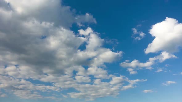 Time Lapse of Blue Sky and Clouds