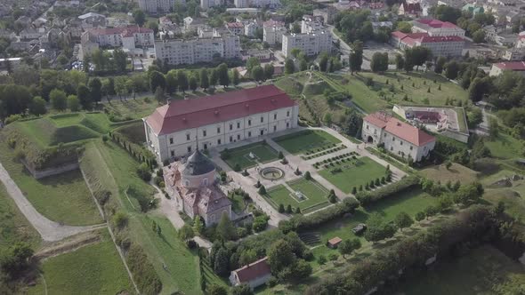 Zolochiv Palace Castle and Ornamental Garden in Lviv Region, Ukraine alt