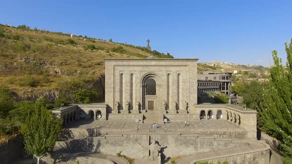 Aerial View of Mesrop Mashtots Institute of Ancient Manuscripts alt