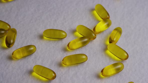 Rotating stock footage shot of vitamins and pills - VITAMINS 0061 alt