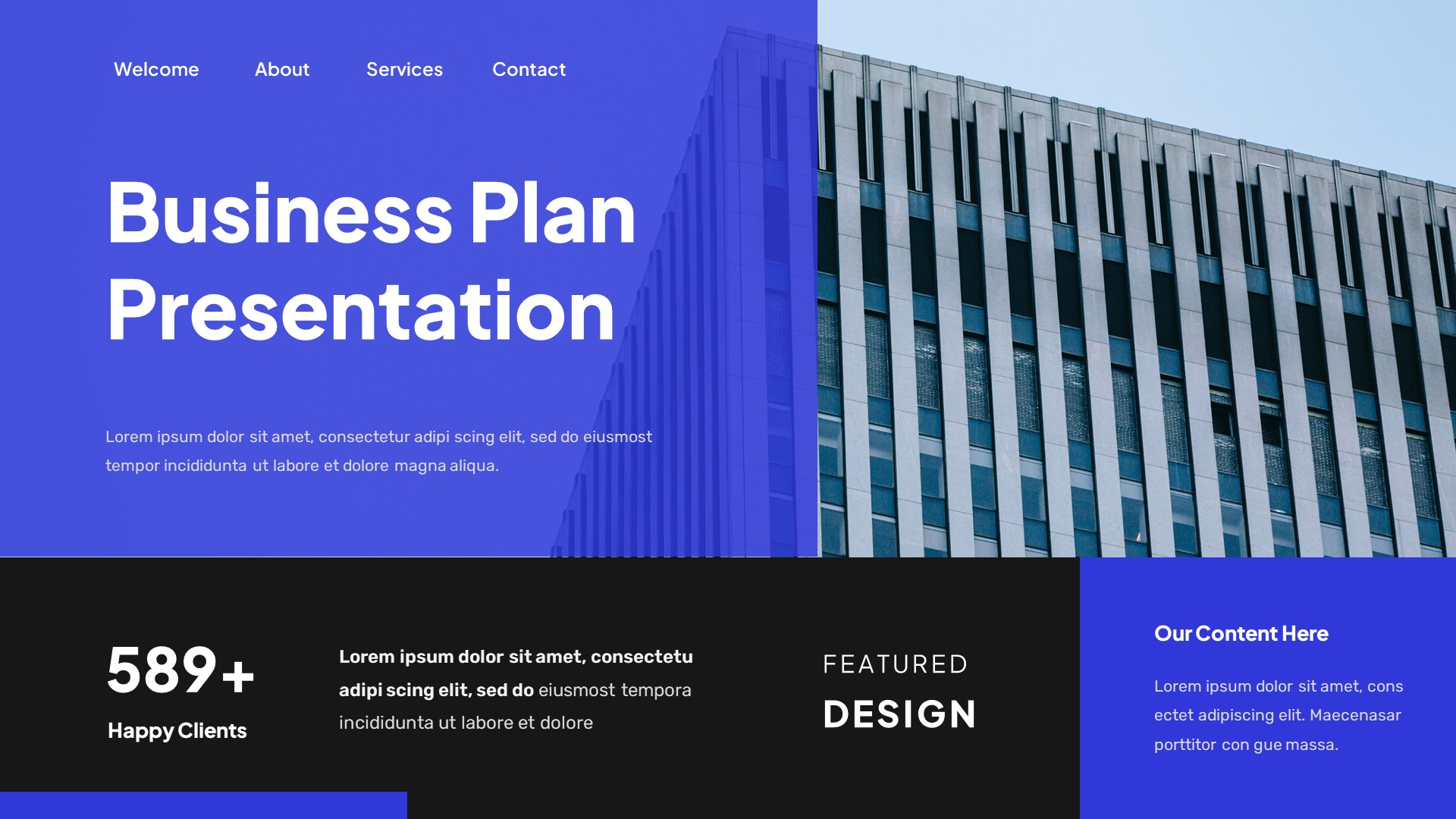 Business Plan Powerpoint Template, Presentation Templates | GraphicRiver