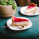 Vegan cheesecake made from tofu, oatmeal, raspberry jam. Useful healthy homemade baking  - PhotoDune Item for Sale