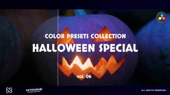 Halloween Special LUT Vol. 06 for DaVinci Resolve