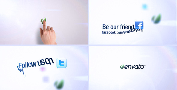 Hand Intro Social - VideoHive 3929372