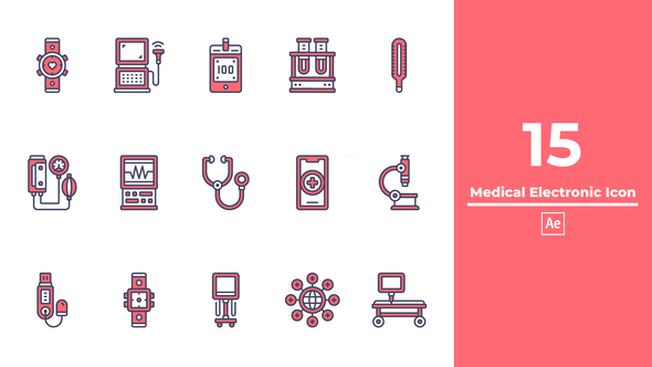 Medical Electronic Icon After Effect