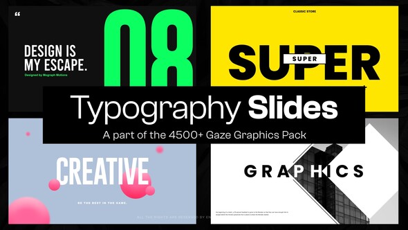 10 Typography Slides I