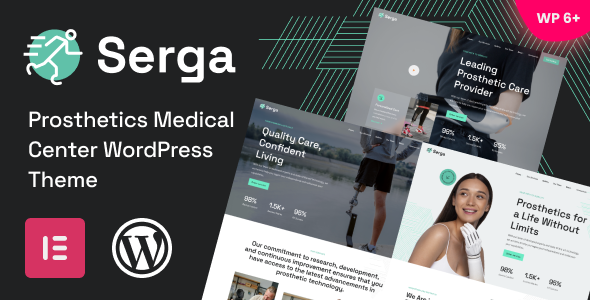 Serga – Prosthetics Medical Center WordPress Theme