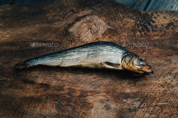 Stockfish. Sabrefish on the Table. Stock Photo - Image of