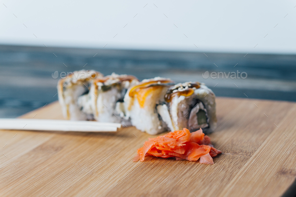 Sushi Board with Optional Chopsticks