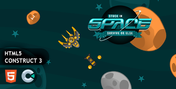 Stuck In Space Construct 3 HTML5 Game