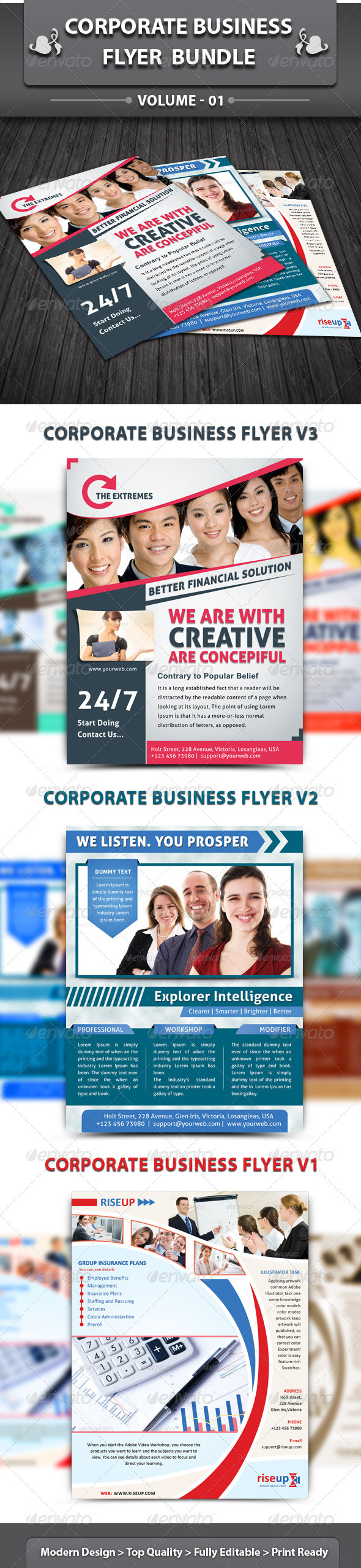 Corporate Business Flyer | Bundle 1 - Corporate Flyers