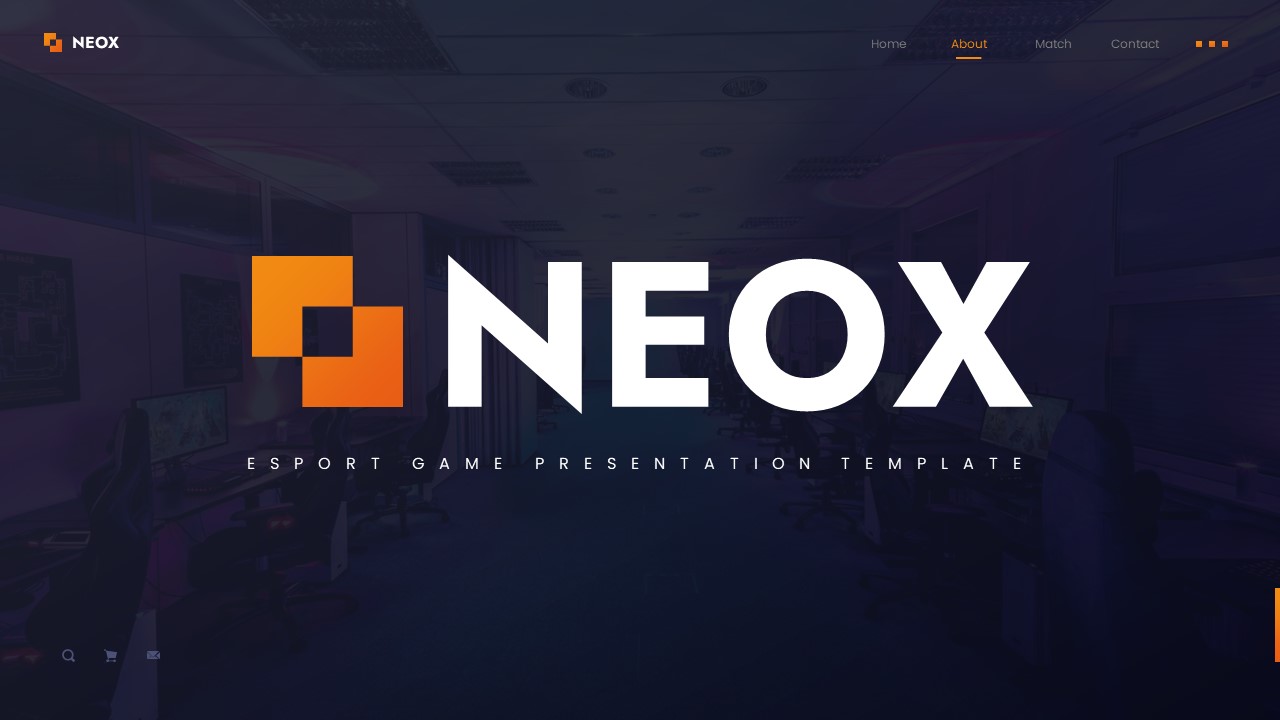 Neox - Esport Game Keynote Templates, Presentation Templates