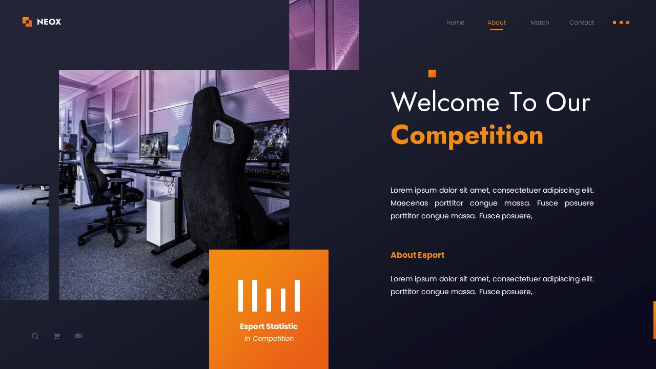 Neox - Esport Game Keynote Templates, Presentation Templates