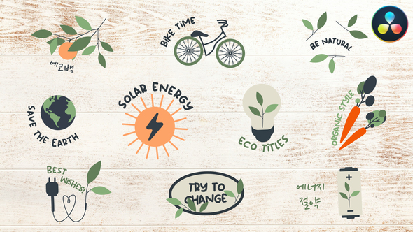 Eco Energy Titles | DaVinci Resolve