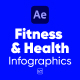 Fitness &amp; Health Infographics For After Effects - VideoHive Item for Sale