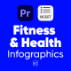 Fitness &amp; Health Infographics For Premiere Pro - VideoHive Item for Sale