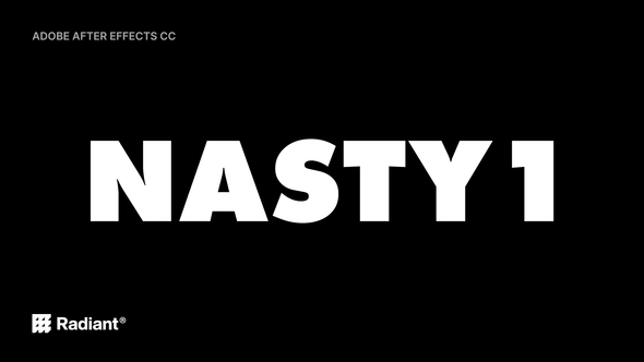 Typography Video Displays template preview