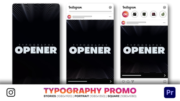 Instagram Typography Promo