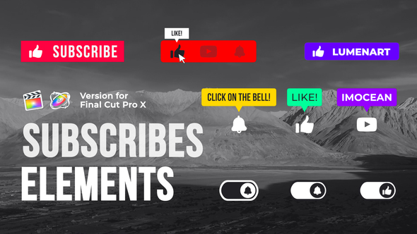 Subscribe Elements | FCPX