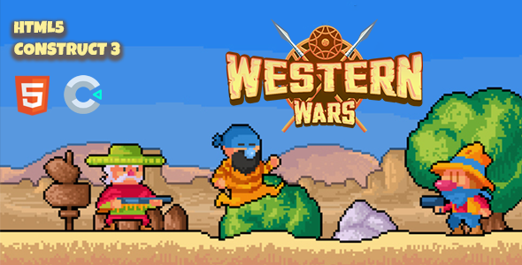 [DOWNLOAD]Western Wars Construct 3 HTML5 Game