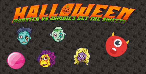Halloween Monster Vs Zombies Get The Sweets