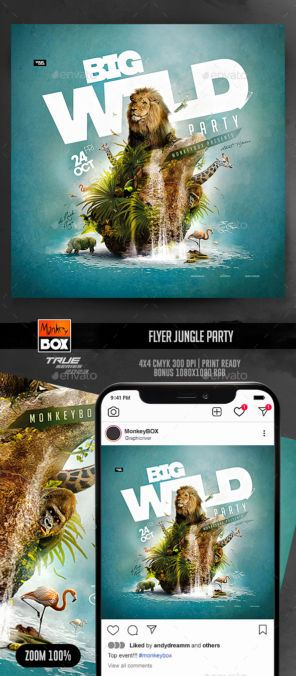 [DOWNLOAD]Flyer Jungle Party